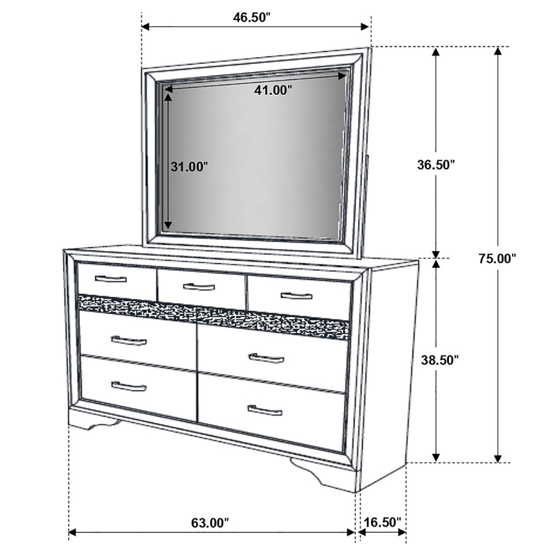 Miranda Dresser with Mirror