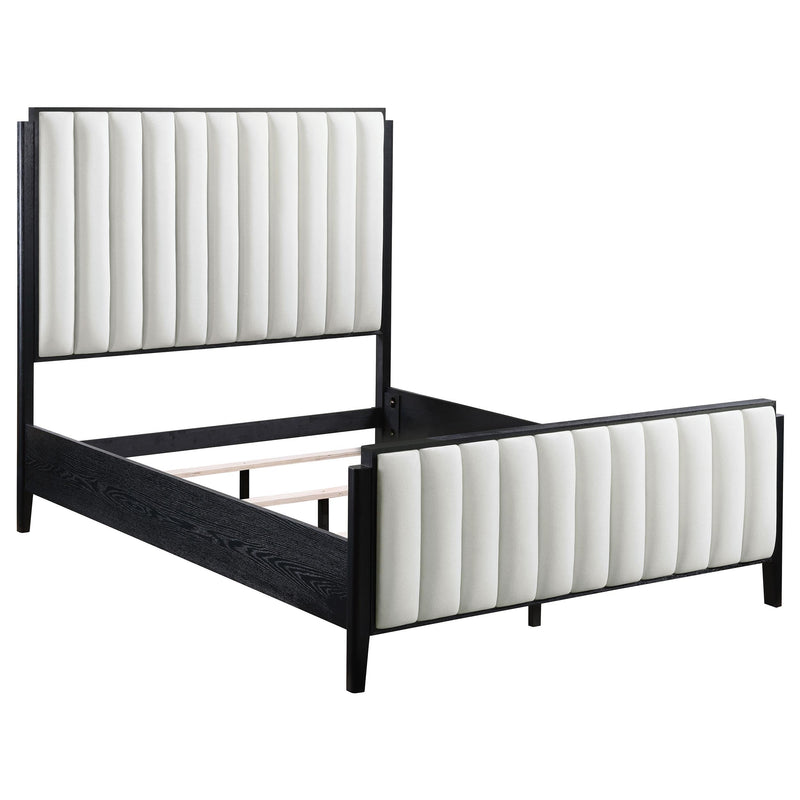 Brookmead 60-inch Upholstered Bed Black