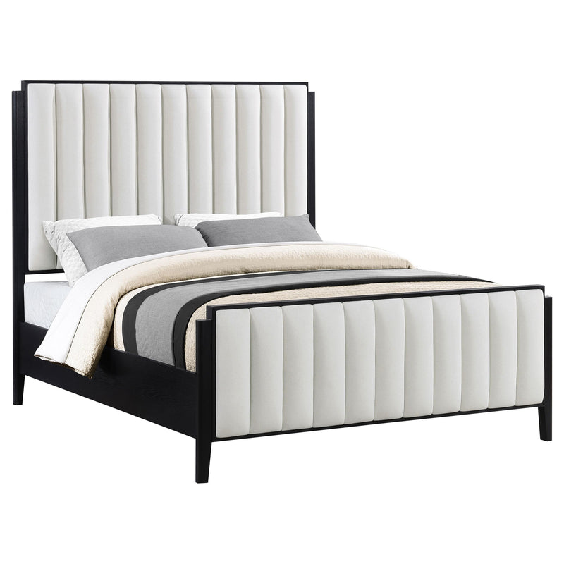 Brookmead 60-inch Upholstered Bed Black