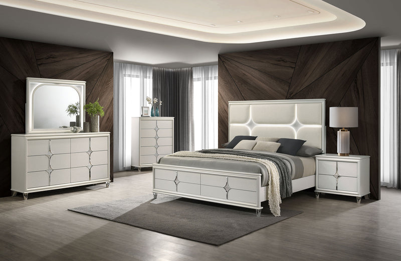 Olivia 4 & 5 Piece Bedroom Set E.King, Queen, & Cal.King