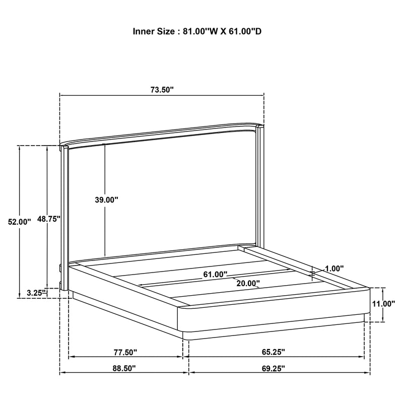Kailani 4 Pc Bedroom Set