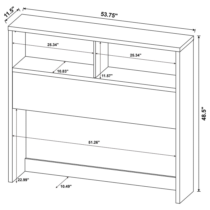 Westpark 5 Pc Twin & Full Bedroom Set Black, Brown & Natural