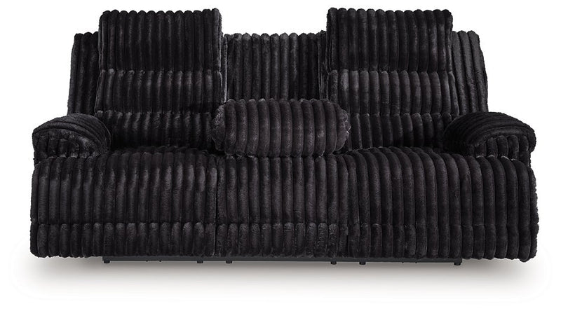 Rhine Falls Power Reclining Sofa with Drop Down Table