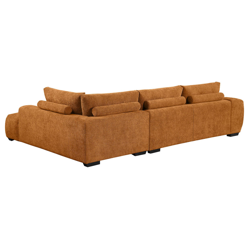 Camacho Upholstered Sectional Sofa with Ottoman Set