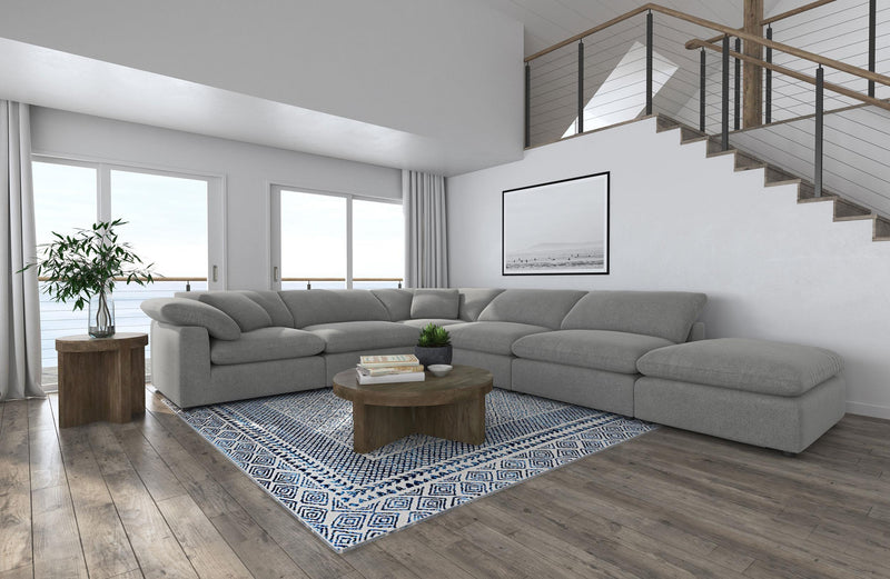 Raleigh Boucle Upholstered Modular Sectional