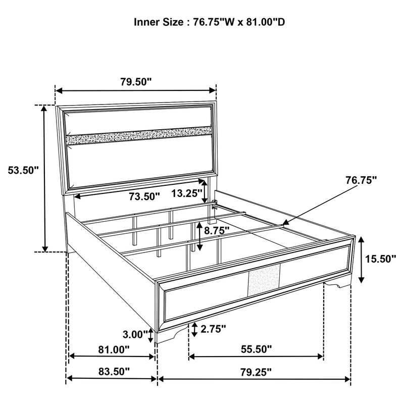Miranda 2-Drawer Storage Bed