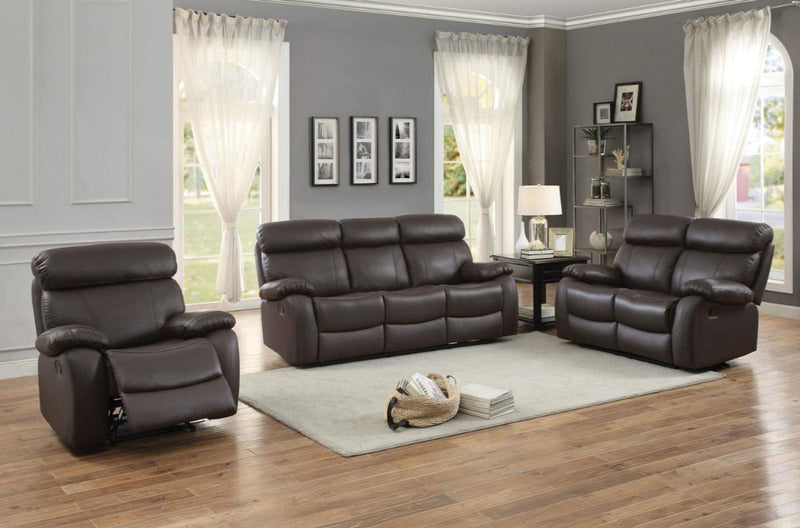 Pendu Reclining Chair in Brown 8326BRW-1