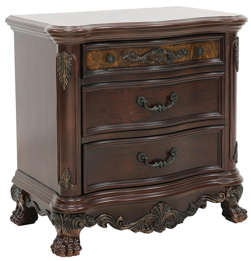 Deryn Park 3 Drawer Nightstand  in Cherry 2243-4