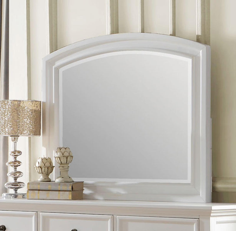 Laurelin Mirror in White 1714W-6