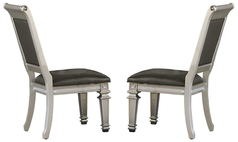 Bevelle Side Chair in Silver (Set of 2) 1958S
