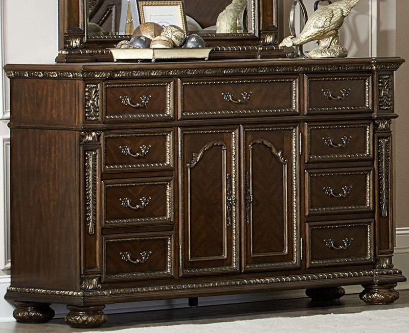 Catalonia 9 Drawer Dresser in Cherry 1824-5