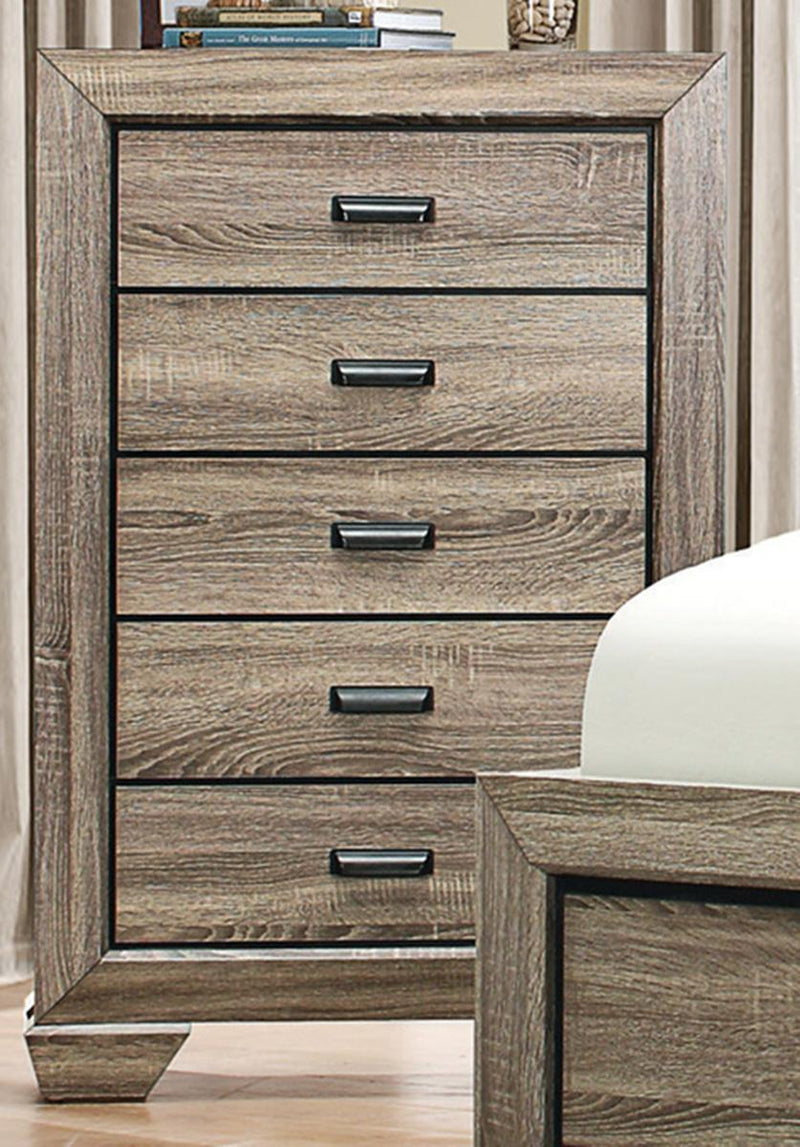 Beechnut 5 Drawer Chest in Natural 1904-9