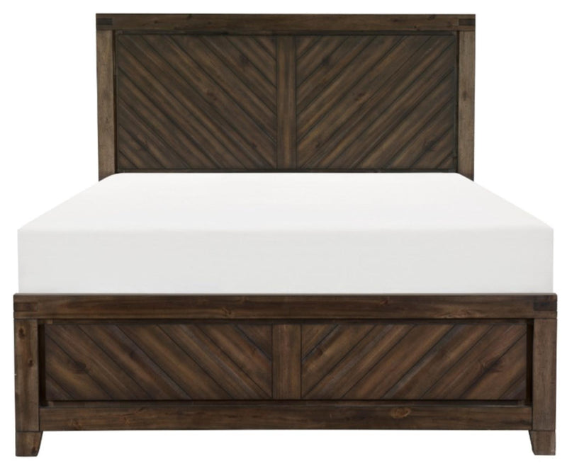 Parnell King Panel Bed in Rustic Cherry 1648K-1EK*