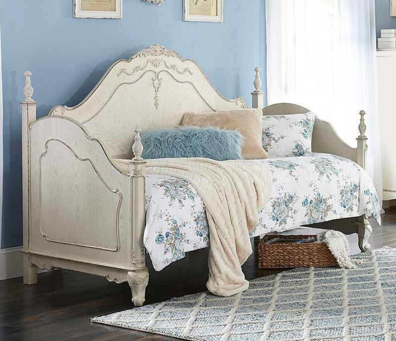 Cinderella Day Bed in Antique White 1386DNW*