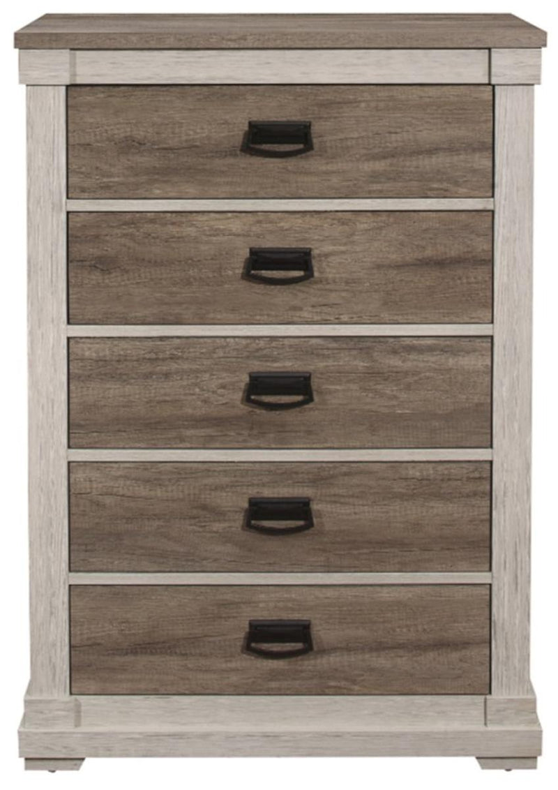 Arcadia Chest in White & Weathered Gray 1677-9