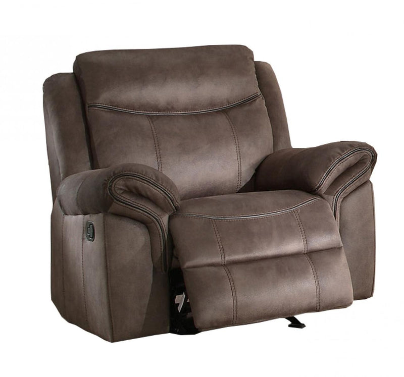 Aram Glider Reclining Chair in Dark Brown 8206NF-1