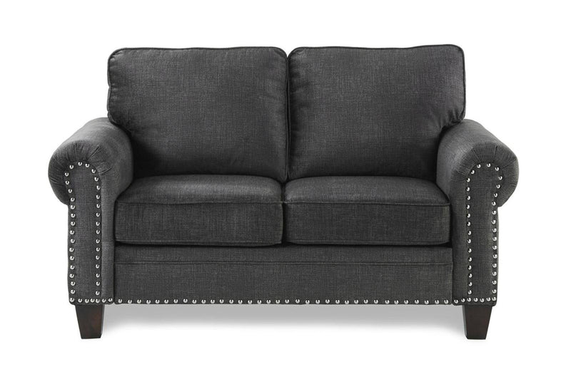 Cornelia Loveseat in Dark Gray 8216DG-2