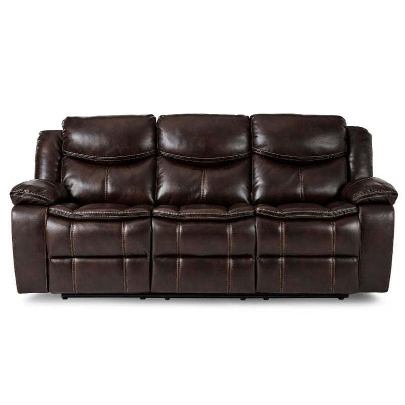 Bastrop Double Reclining Sofa in Brown 8230BRW-3