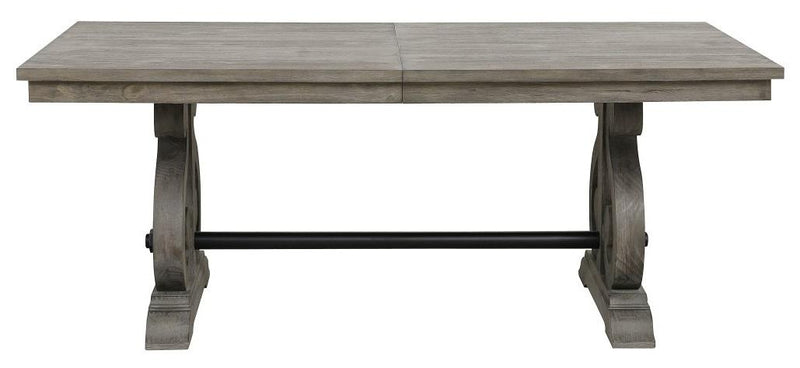Toulon Dining Table in Dark Pewter 5438-96*