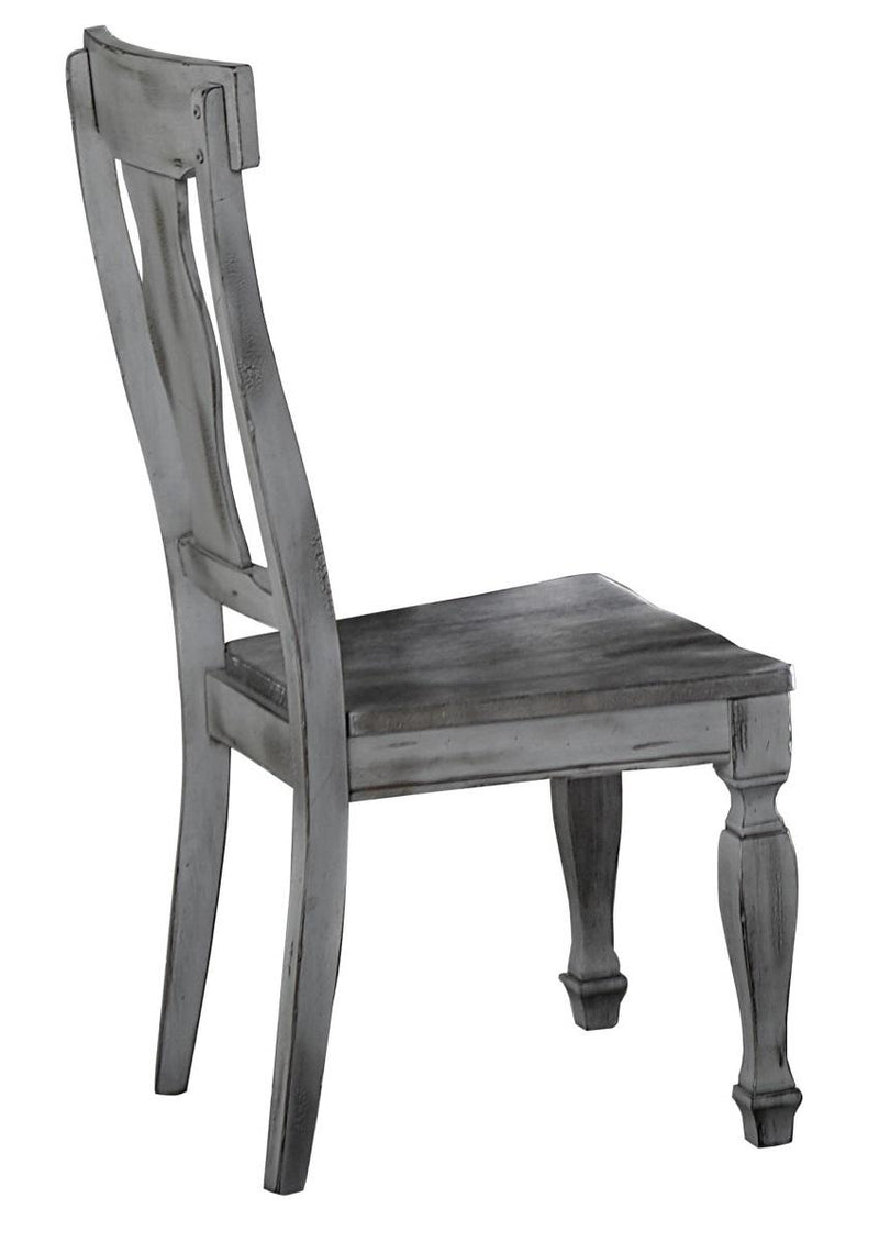 Fulbright Side Chair in Gray (Set of 2)