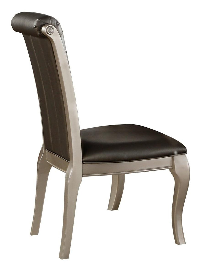 Crawford Side Chair in Silver (Set of 2)