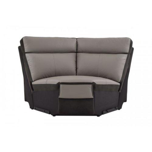 Laertes Corner Seat in Taupe Gray 8318-CR