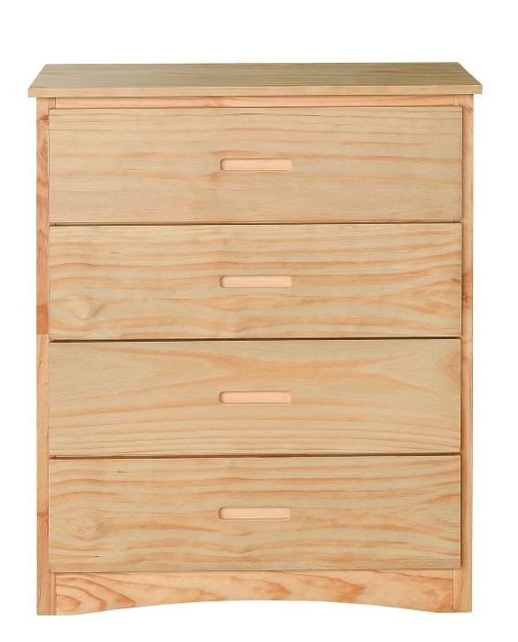 Bartly 4 Drawer Chest in Natural B2043-9