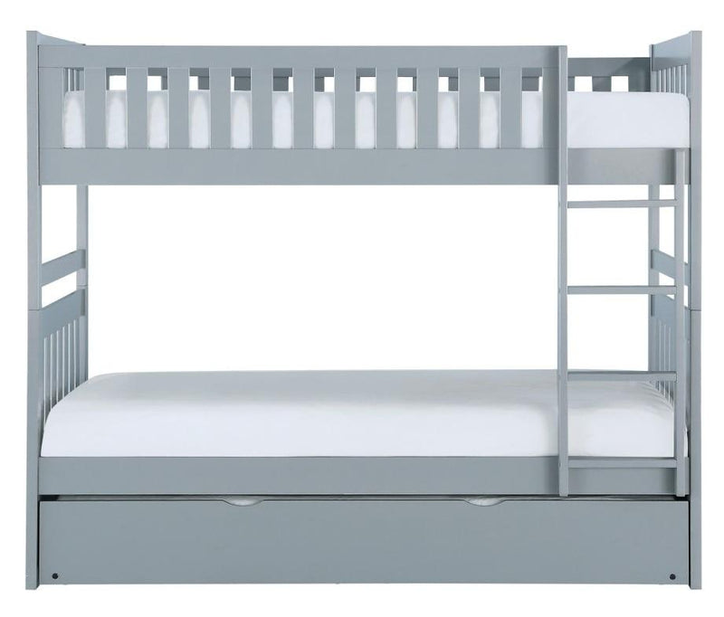 Orion Twin/Twin Bunk Bed with Trundle in Gray B2063-1*R