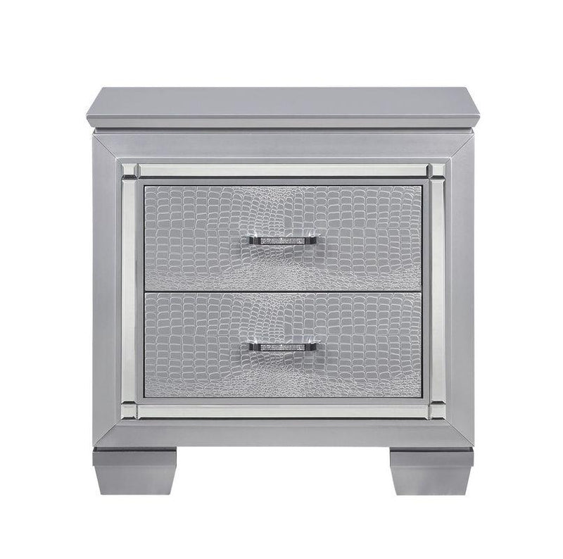 Allura Nightstand in Silver 1916-4