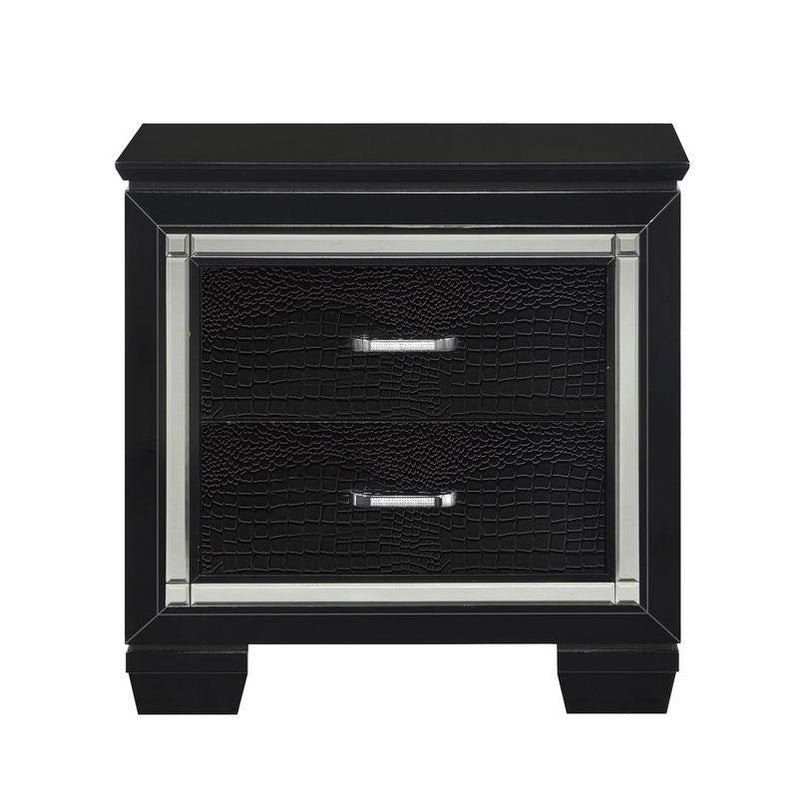 Allura Nightstand in Black 1916BK-4