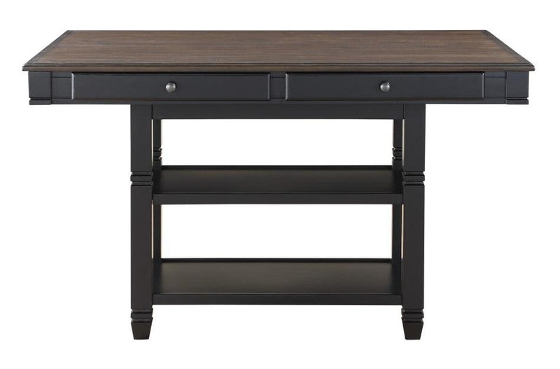 Baywater Counter Height Table in Natural and Black 5705BK-36