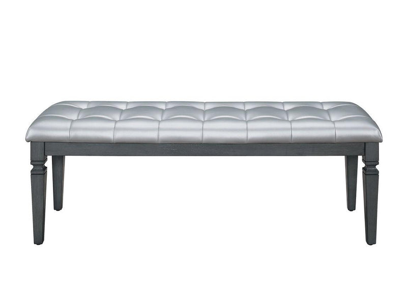 Allura Bed Bench in Gray 1916GY-FBH