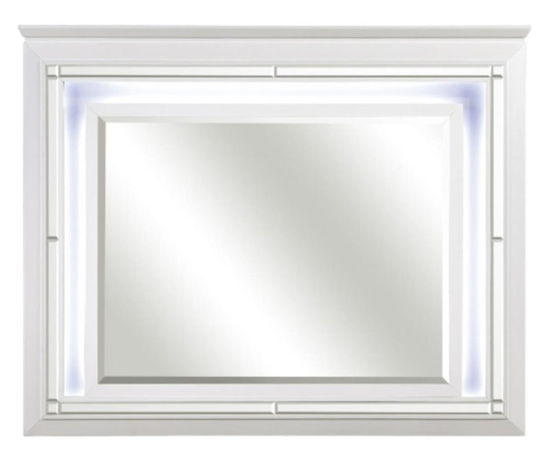 Allura Mirror in White 1916W-6