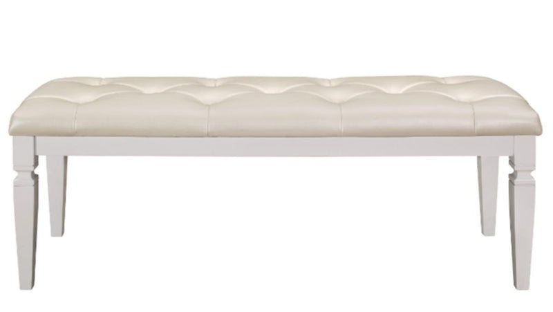 Allura Bed Bench in White 1916W-FBH