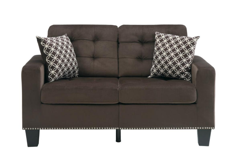Lantana Loveseat in Chocolate 9957CH-2