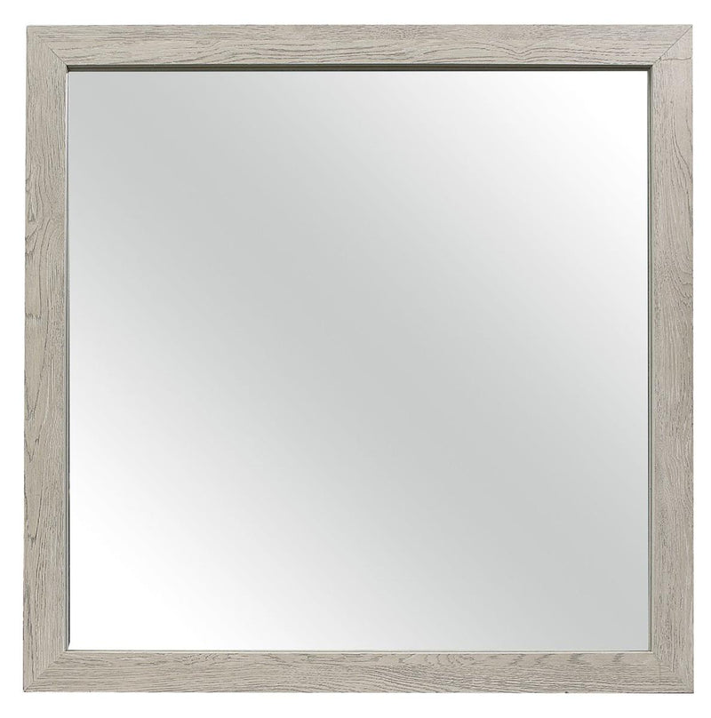 Quinby Mirror in Light Brown 1525-6